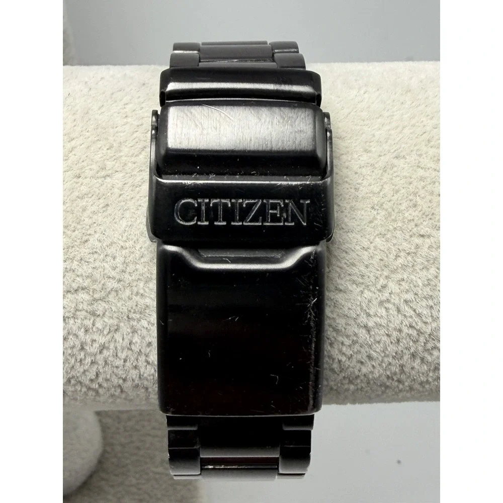 Scratched Citizen Eco-Drive B612-S078245 Nighthawk Mens Working Watch 42MM 7.5